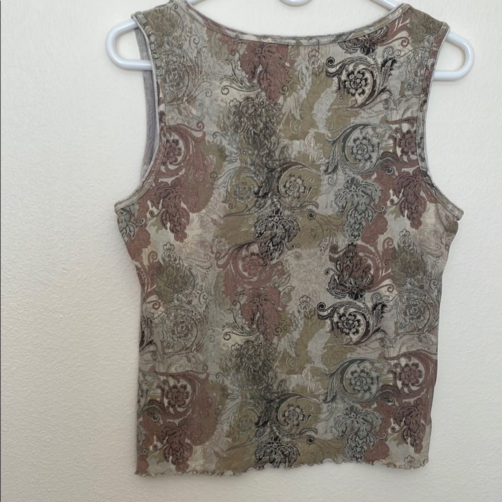 Stamp 10 Women's Multicolor Tank Top - Picture 2 of 4